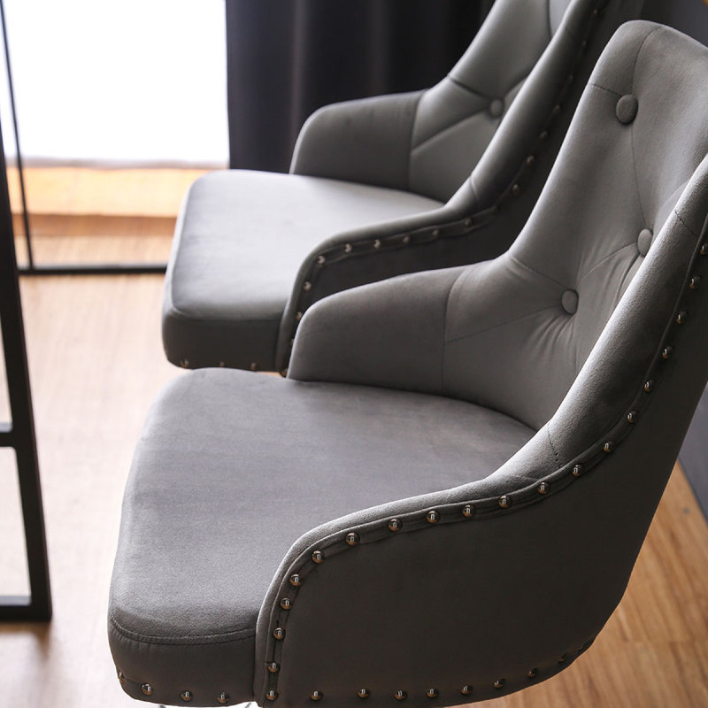 Rosdorf Park Tilford Swivel Adjustable Height Bar Stool & Reviews Wayfair